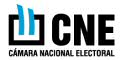 CNE - Cámara Nacional Electoral